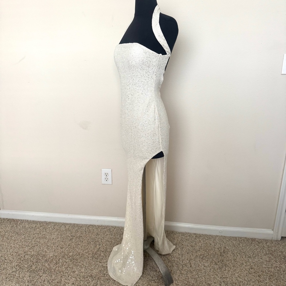 Fashion Nova Lucinda Embellished Maxi Dress Size Small - Picture 5 of 8